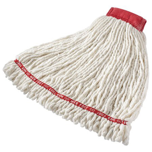 Web Foot&reg; Shrinkless Wet Mop, Antimicrobial, Yarn, 20 oz., Loop Style Rock Safety Industrial Ltd
