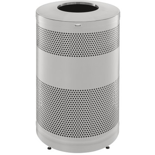 Classics Open Top Decorative Waste Bin, Stainless Steel, 51 US gal. Capacity Rock Safety Industrial Ltd