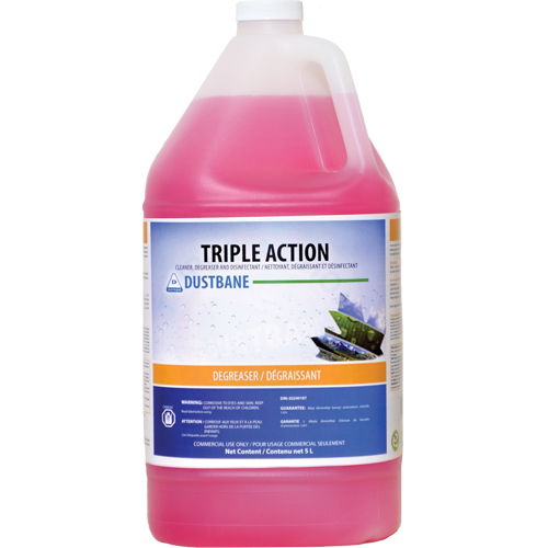 Triple Action - Cleaner, Degreaser, and Disinfectant, 5 L, Jug Rock Safety Industrial Ltd