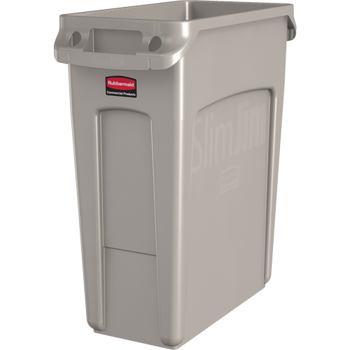Slim Jim&reg; Vented Containers, Deskside, Polyethylene, 16 US gal. Rock Safety Industrial Ltd
