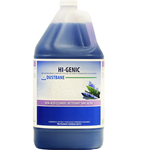 Hi-Genic Bathroom Cleaner & Sanitizer, 5 L, Jug Rock Safety Industrial Ltd