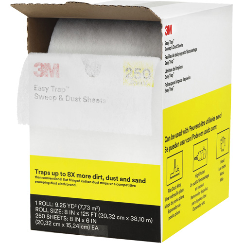 &eacute;poussi&eacute;reur Easy Trap, Microfibre, Blanc Rock Safety Industrial Ltd