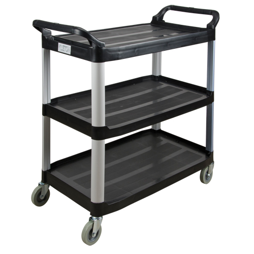 Chariot utilitaire, 3 tiers, 19-3/4" x 37-1/2" x 40-1/4", Capacit&eacute; 250 lb Rock Safety Industrial Ltd