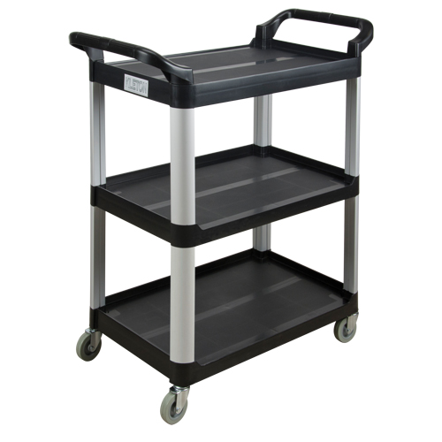 Chariot utilitaire, 3 tiers, 16-3/4" x 37" x 33-1/2", Capacit&eacute; 250 lb Rock Safety Industrial Ltd
