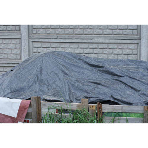 Tarp, Light Industrial Duty, Black, 6' x 8' x 8 mils Rock Safety Industrial Ltd
