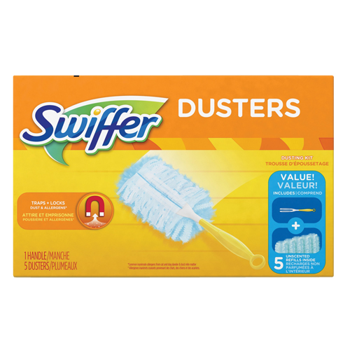 Duster Kit, Slip On Style, Microfibre, 5" L x 3-1/2" W Rock Safety Industrial Ltd