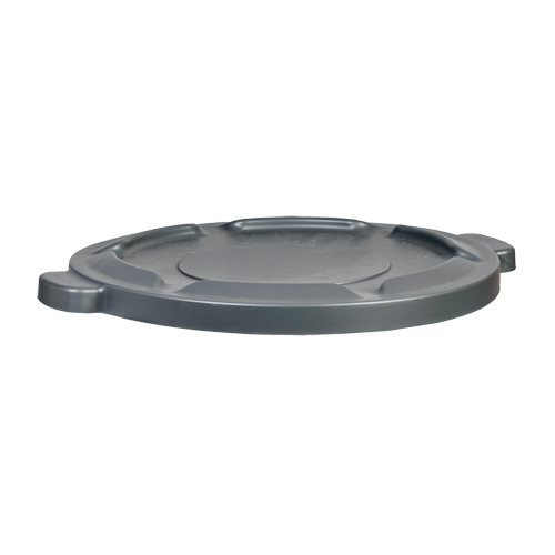 32 Gal Waste Container Lid, Flat Lid, Plastic/Polyethylene, Fits Container Size: 22" Dia. Rock Safety Industrial Ltd