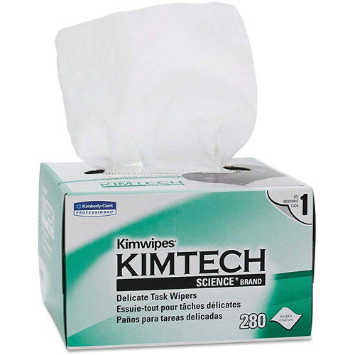 Serviette pour les travaux d&eacute;licats Kimwipes de Kimtech Science, Sp&eacute;cialis&eacute;, 4-1/2" lo x 8-1/2" la Rock Safety Industrial Ltd