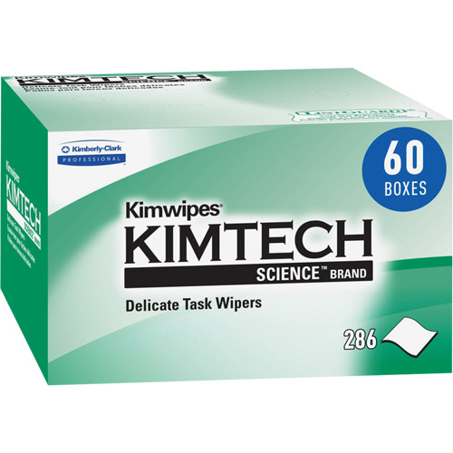 Serviette pour les travaux d&eacute;licats Kimwipes de Kimtech Science, Sp&eacute;cialis&eacute;, 4-1/2" lo x 8-1/2" la Rock Safety Industrial Ltd