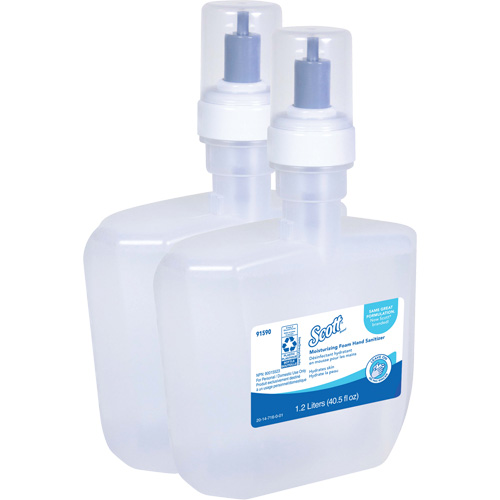 D&eacute;sinfectant moussant et hydratant pour les mains Pro de Scott, 1200 ml, Cartouche de recharge, 62% alcool Rock Safety Industrial Ltd