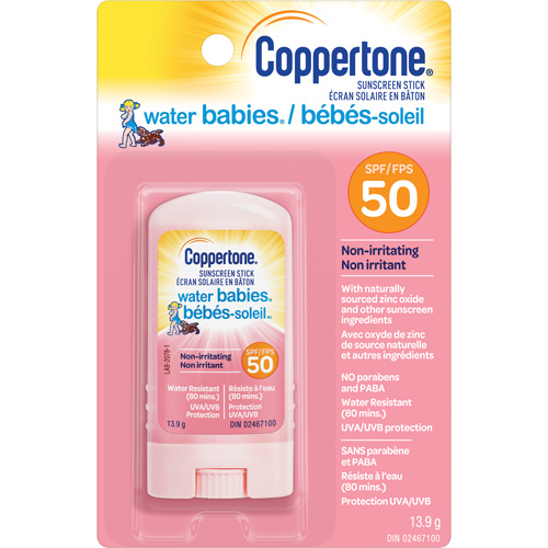 Water Babies&reg; Sunscreen, SPF 50, Stick Rock Safety Industrial Ltd