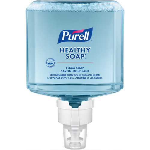 Savon haute performance pour les mains ES8 CRT Healthy Soap, Mousse, 1,2 L, Sans parfum Rock Safety Industrial Ltd