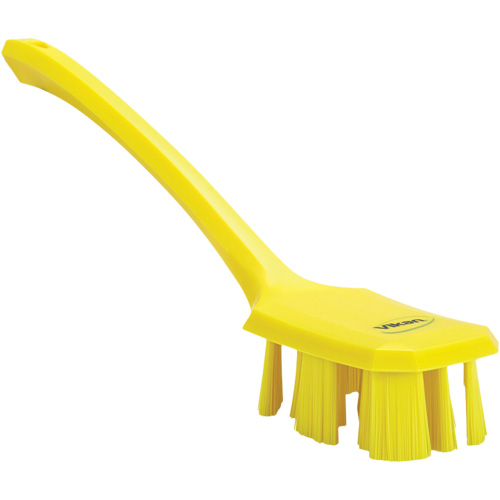 Brosse &agrave; manche long UST, Soies Ferme, Longueur de 15-1/2", Jaune Rock Safety Industrial Ltd