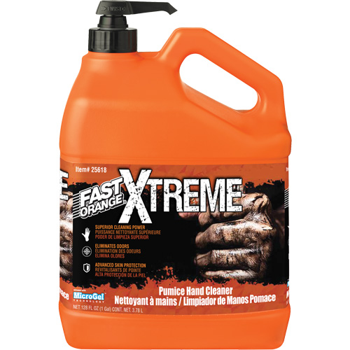 Xtreme Professional Grade Hand Cleaner, Pumice, 3.78 L, Pump Bottle, Orange Rock Safety Industrial Ltd