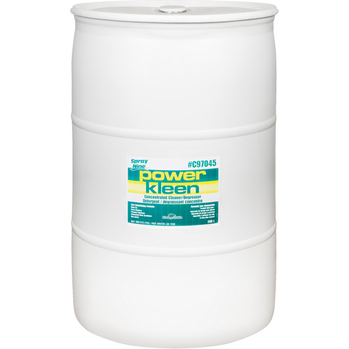 Produit nettoyant pour nettoyeur de pi&egrave;ces Power Kleen, 208 L, Baril Rock Safety Industrial Ltd