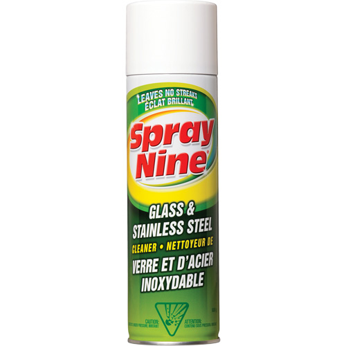 Nettoyant pour verre et acier inoxydable, 600 g, Canette a&eacute;rosol Rock Safety Industrial Ltd
