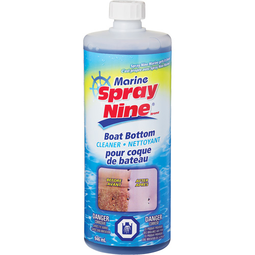 Nettoyant de fond de bateau Spray Nine, 946 ml, Bouteille Rock Safety Industrial Ltd