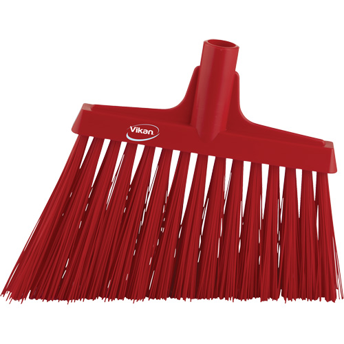 Angle Broom Head, X-Coarse Bristles, 12", Polyester, Red Rock Safety Industrial Ltd