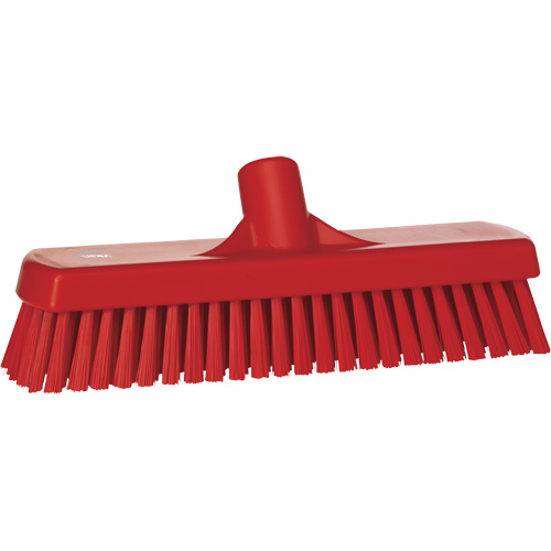 Deck & Wall Scrub Brush, Stiff Bristles, 12", Polyester, Red Rock Safety Industrial Ltd