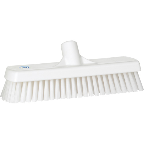 Deck & Wall Scrub Brush, Stiff Bristles, 12", Polyester, White Rock Safety Industrial Ltd