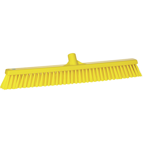 Balai-brosse &agrave; soies combin&eacute;es, Crins Cors&eacute;/Fin, 24", Polyester, Jaune Rock Safety Industrial Ltd