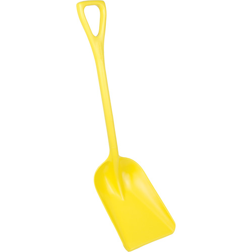 Pelle hygi&eacute;nique monopi&egrave;ce, Lame 10" x 6", Longueur de 37-1/2", Plastique, Jaune Rock Safety Industrial Ltd