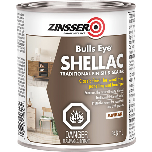 Scellant &agrave; la gomme-laque Zinsser Bulls Eye Rock Safety Industrial Ltd