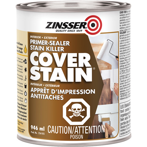 Cover Stain&reg; Oil-Base Primer Sealer, 946 ml, Can, White Rock Safety Industrial Ltd