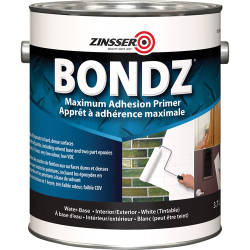 Bondz&reg; Maximum Adhesion Primer, 3.78 L, Gallon, White Rock Safety Industrial Ltd