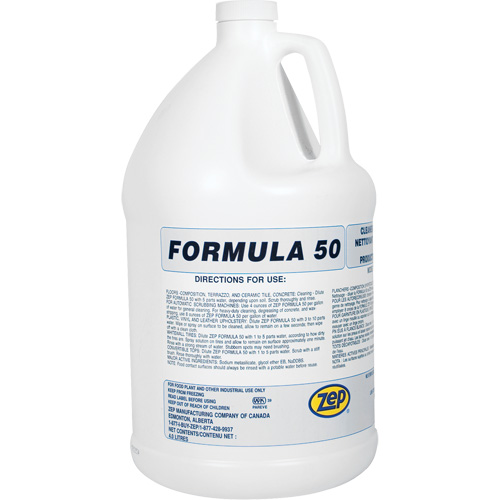 Formula 50 Heavy-Duty Alkaline Cleaner, 4 L, Jug Rock Safety Industrial Ltd