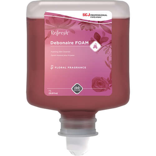 Savon &agrave; mains Refresh Debonaire, Mousse, 1 L, Parfum&eacute; Rock Safety Industrial Ltd