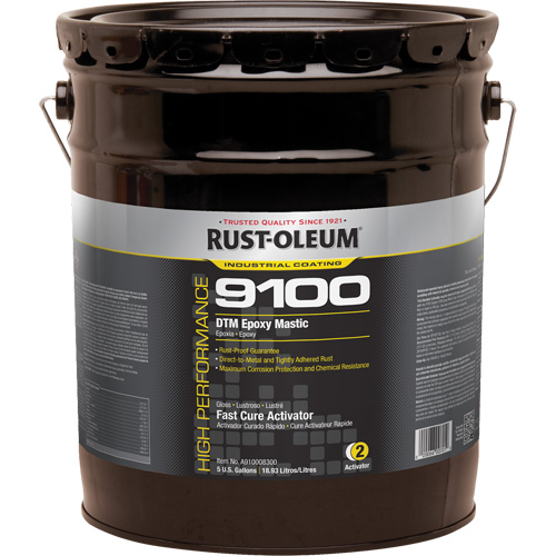 Activateur pour s&eacute;chage rapide pour mastic &eacute;poxy DTM du syst&egrave;me 9100, 5 gal., Seau Rock Safety Industrial Ltd