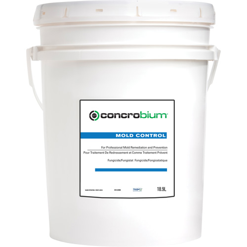 Antimicrobien &agrave; double action Concrobium Mold Control, 18,9 L, Seau Rock Safety Industrial Ltd