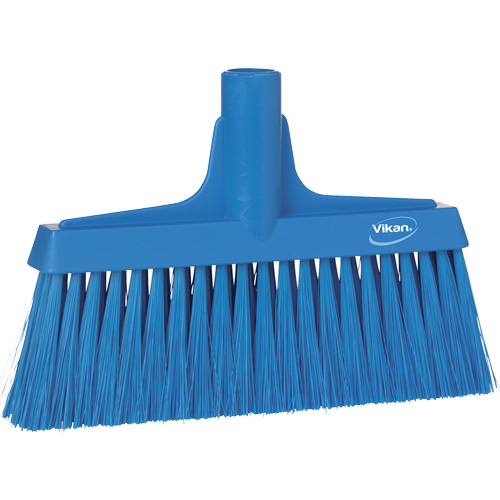 Upright Broom Head, Coarse/Fine Bristles, 10-1/4", Polyester, Blue Rock Safety Industrial Ltd