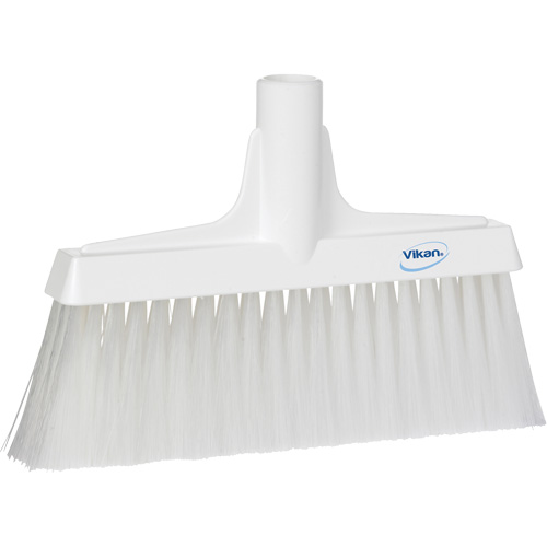 T&ecirc;te de balai droit, Crins Cors&eacute;/Fin, 10-1/4", Polyester, Blanc Rock Safety Industrial Ltd