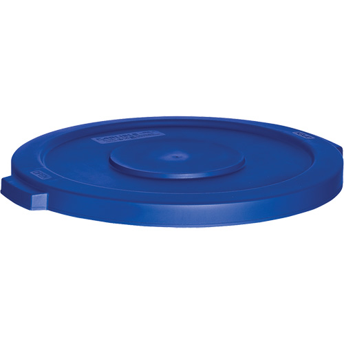 Couvercle pour contenant &agrave; d&eacute;chets, Couvercle plat, Plastique, Convient aux contenants 22" dia. Rock Safety Industrial Ltd