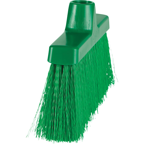 ColorCore Angle Head Broom, Medium Bristles, 10", Polypropylene, Green Rock Safety Industrial Ltd