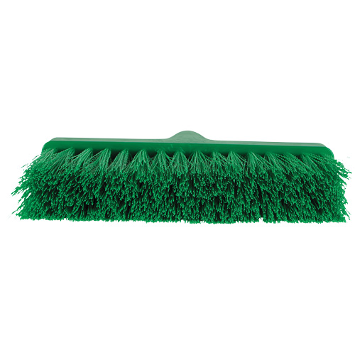 ColorCore Angle Head Broom, Medium Bristles, 10", Polypropylene, Green Rock Safety Industrial Ltd