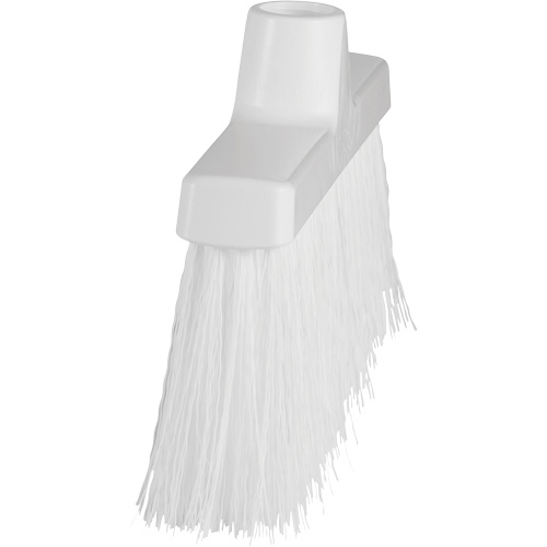 Balai oblique ColorCore, Crins Moyen, 10", Polypropyl&egrave;ne, Blanc Rock Safety Industrial Ltd