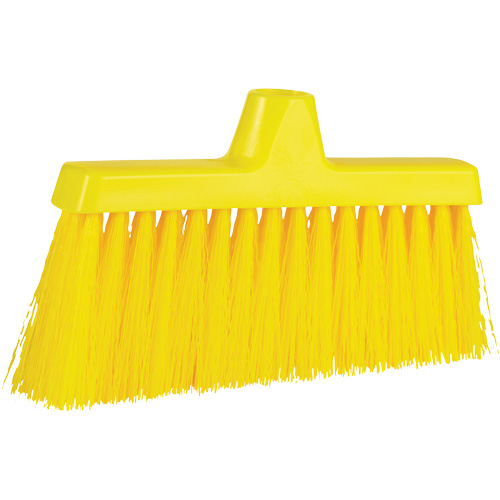 ColorCore Angle Head Broom, Medium Bristles, 10", Polypropylene, Yellow Rock Safety Industrial Ltd