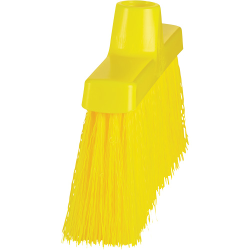 ColorCore Angle Head Broom, Medium Bristles, 10", Polypropylene, Yellow Rock Safety Industrial Ltd