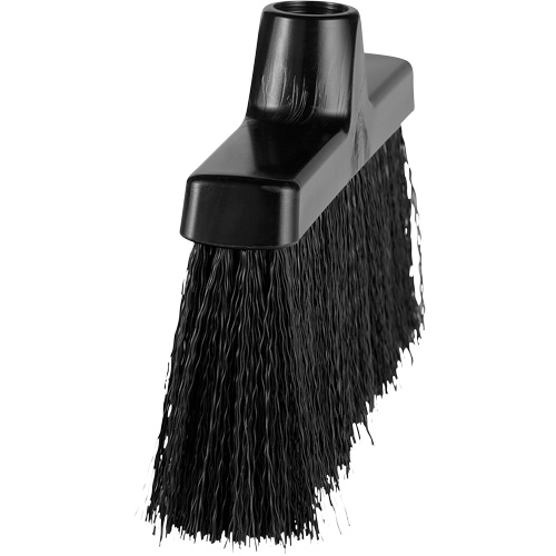 ColorCore Angle Head Broom, Medium Bristles, 10", Polypropylene, Black Rock Safety Industrial Ltd