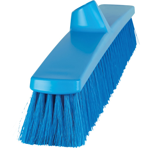 ColorCore Push Broom, Fine Bristles, 24", Polypropylene, Blue Rock Safety Industrial Ltd