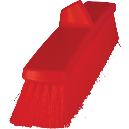 ColorCore Push Broom, Fine Bristles, 24", Polypropylene, Red Rock Safety Industrial Ltd