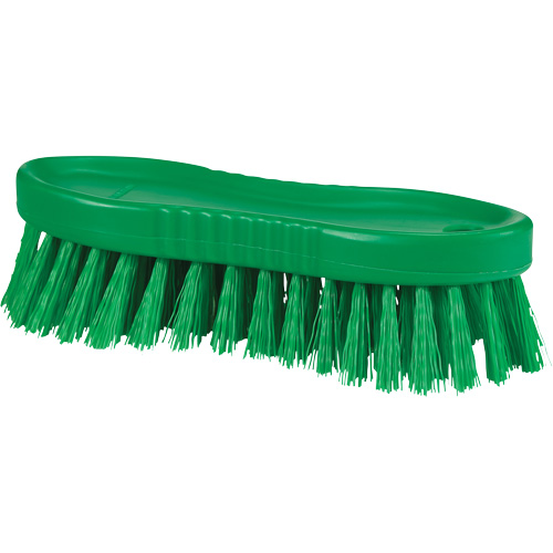 ColorCore Hand Brush, Stiff Bristles, 6" Long, Green Rock Safety Industrial Ltd
