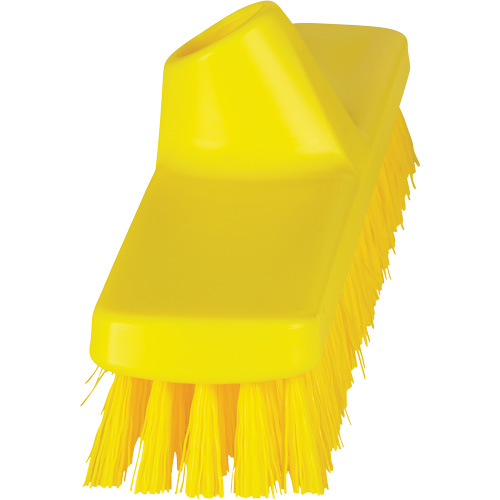 Brosse &agrave; r&eacute;curer ColorCore pour murs, Soies Ferme, Longueur de 12", Jaune Rock Safety Industrial Ltd