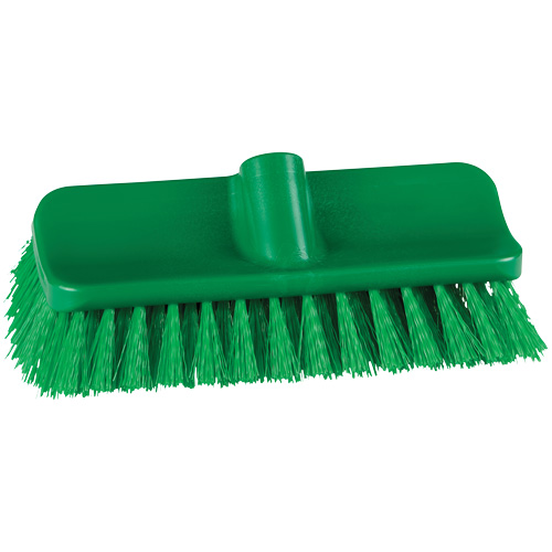 Brosse &agrave; angle double ColorCore pour surfaces hautes et basses, Soies Ferme, Longueur de 10", Vert Rock Safety Industrial Ltd