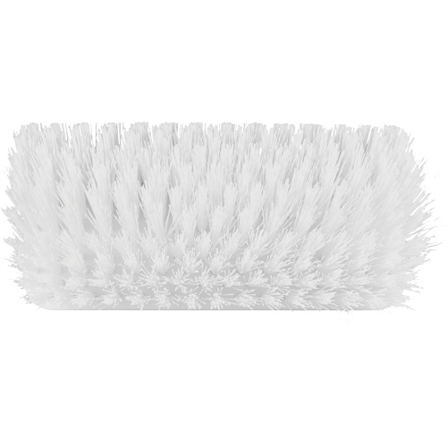 Brosse &agrave; angle double ColorCore pour surfaces hautes et basses, Soies Ferme, Longueur de 10", Blanc Rock Safety Industrial Ltd