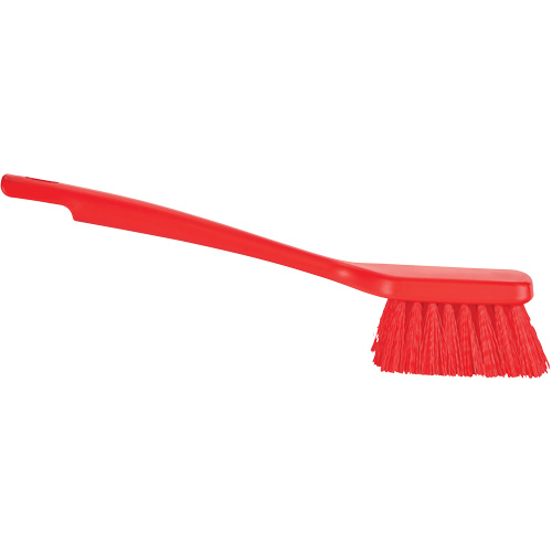 ColorCore Short Handle Brush, Stiff Bristles, 12" Long, Red Rock Safety Industrial Ltd