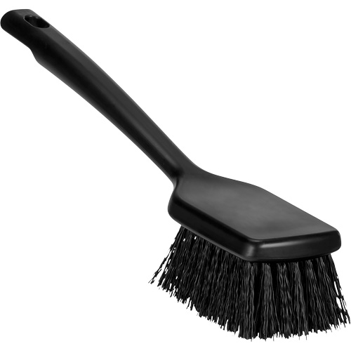 ColorCore Short Handle Brush, Stiff Bristles, 12" Long, Black Rock Safety Industrial Ltd